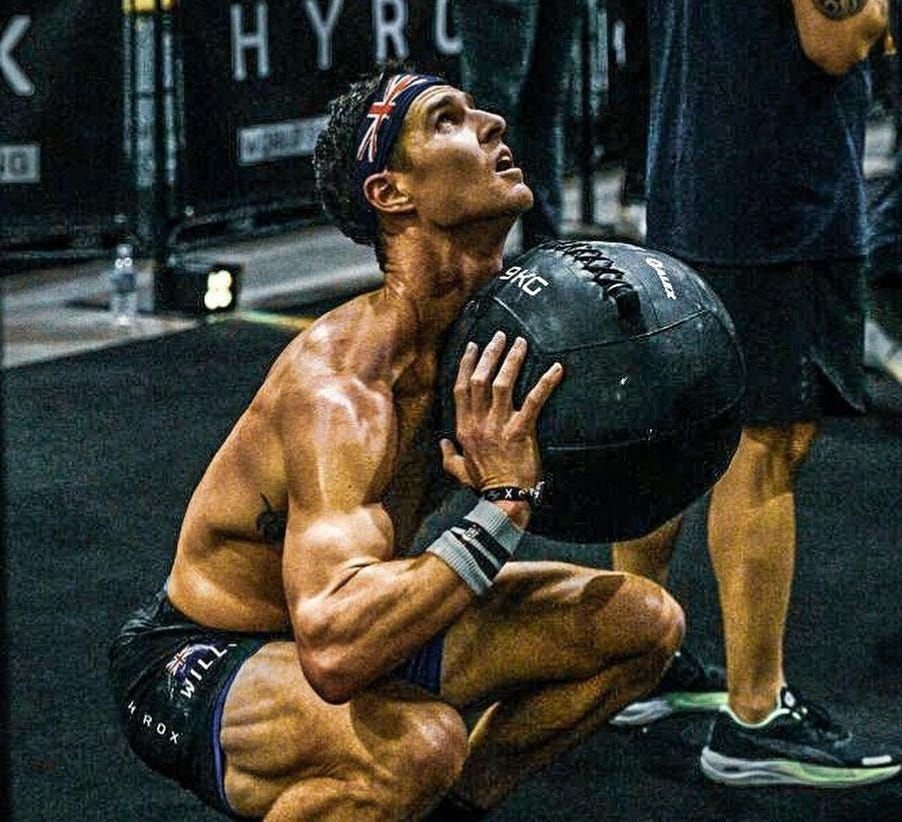 Estações do Hyrox em competição